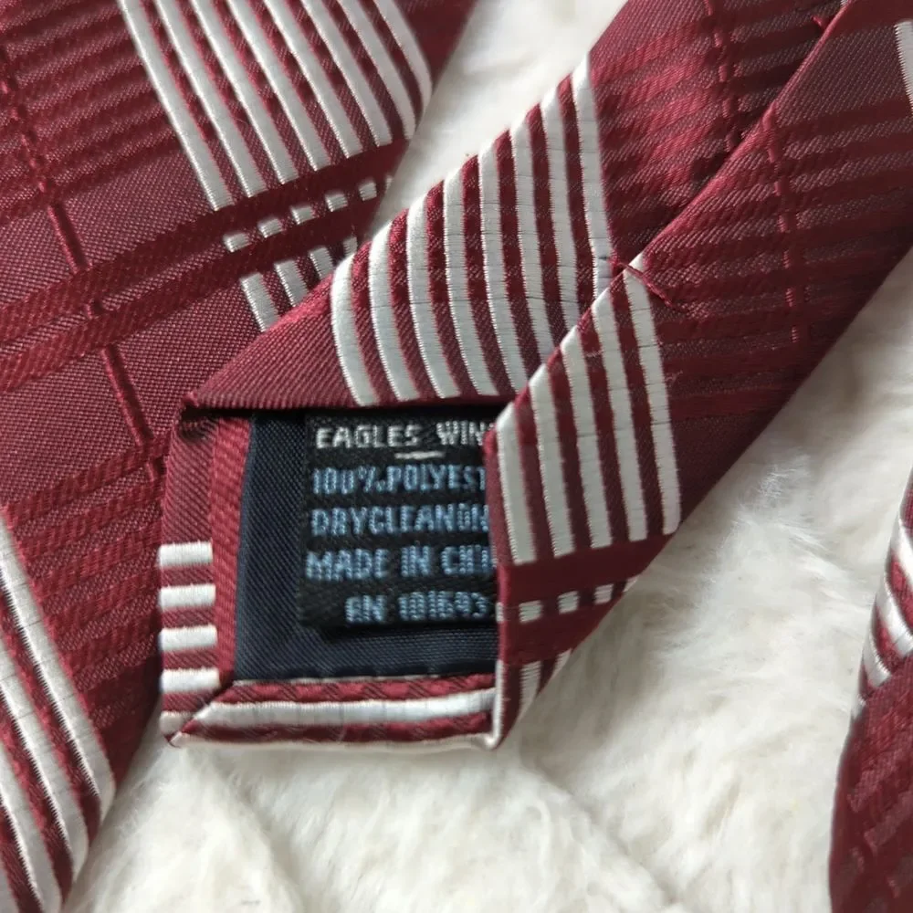 Eagles Wings Men's‎ Mississippi State Maroon Stripped Neck Tie